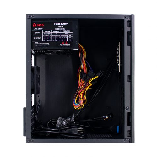 Case TEROS TE-1034S, Mini Tower ATX, 250 W, USB 3.0 / 2.0, audio HD, negro - Imagen 5