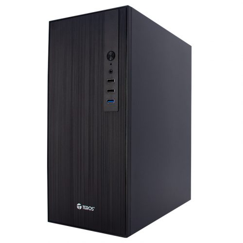 Case TEROS TE-1034S, Mini Tower ATX, 250 W, USB 3.0 / 2.0, audio HD, negro - Imagen 6