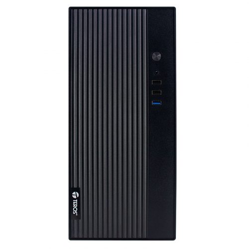 Case TEROS TE-1035S, Mini Tower ATX, 250 W, USB 3.0 / 2.0, audio HD, negro - Imagen 2