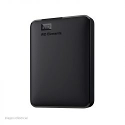 Disco duro externo Western Digital Elements Portable, 4 TB, USB 3.0, negro.