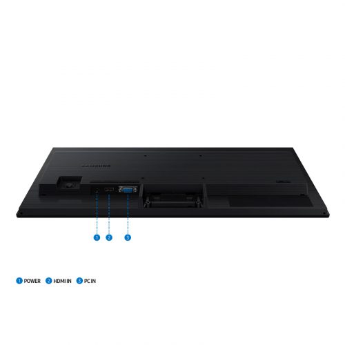 Monitor plano SAMSUNG Essential Monitor S3, 22" FHD IPS, 100Hz, HDMI, VGA - Imagen 2