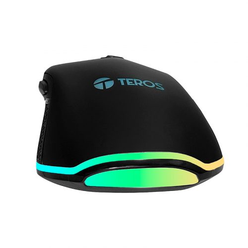Mouse gamer TEROS TE-1211G, 7 botones, RGB, negro - Imagen 3