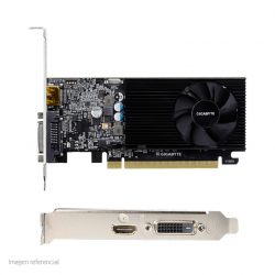 Tarjeta de video Gigabyte Nvidia GeForce GT 1030, 2GB DDR4 64-bit, Low ProFile.